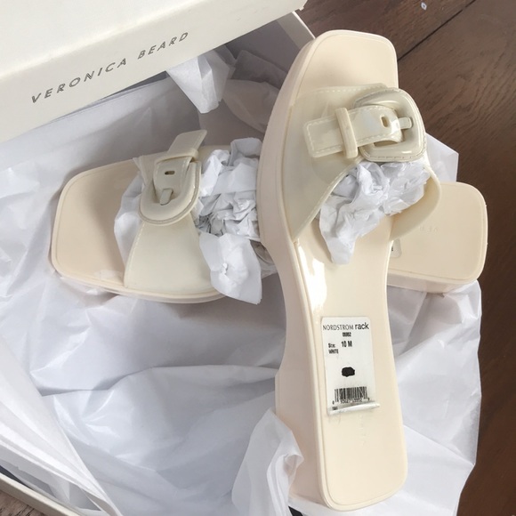 VERONICA BEARD DAVINA Jelly Pool Slide SANDALS - Picture 10 of 11